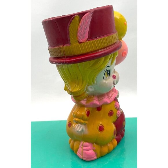 Vintage 70s clown, plastic nursery planter, Polyceramic Rubens 1974 - Picture 2 of 9